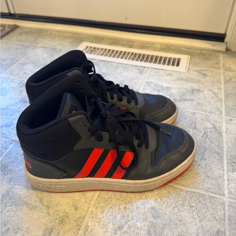 Boys Adidas Hightop Sneakers